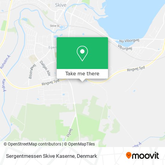 Sergentmessen Skive Kaserne map
