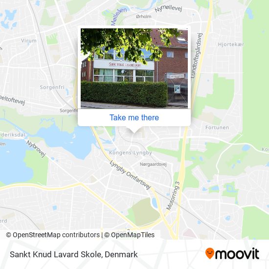 Sankt Knud Lavard Skole map