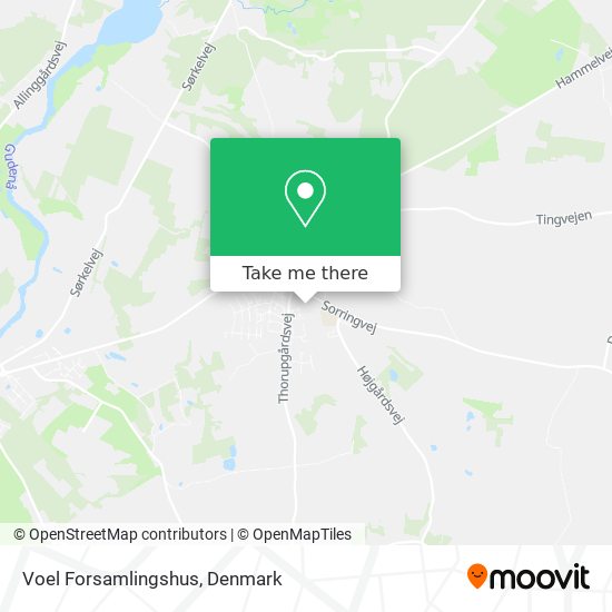 Voel Forsamlingshus map