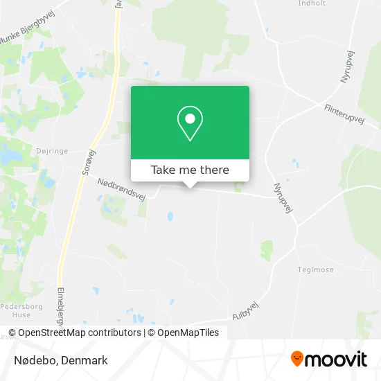 Nødebo map