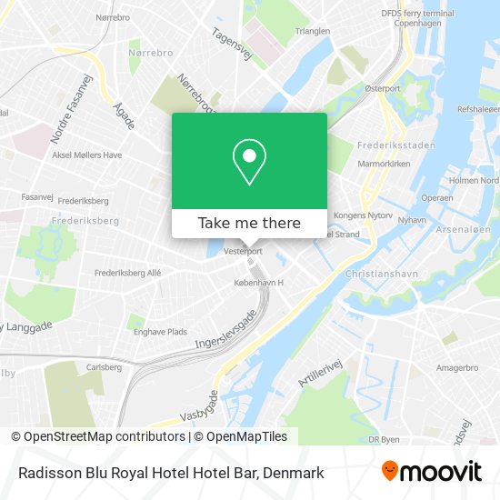 Radisson Blu Royal Hotel Hotel Bar map