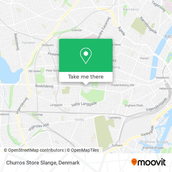 Churros Store Slange map