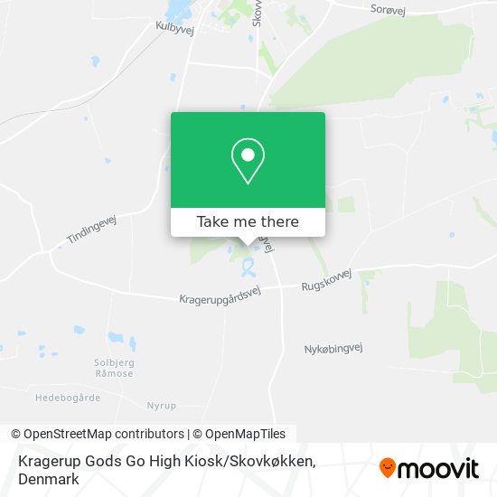 Kragerup Gods Go High Kiosk / Skovkøkken map