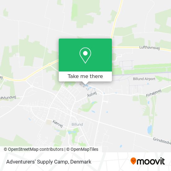 Adventurers' Supply Camp map
