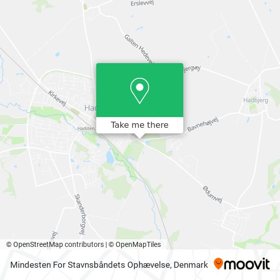 Mindesten For Stavnsbåndets Ophævelse map