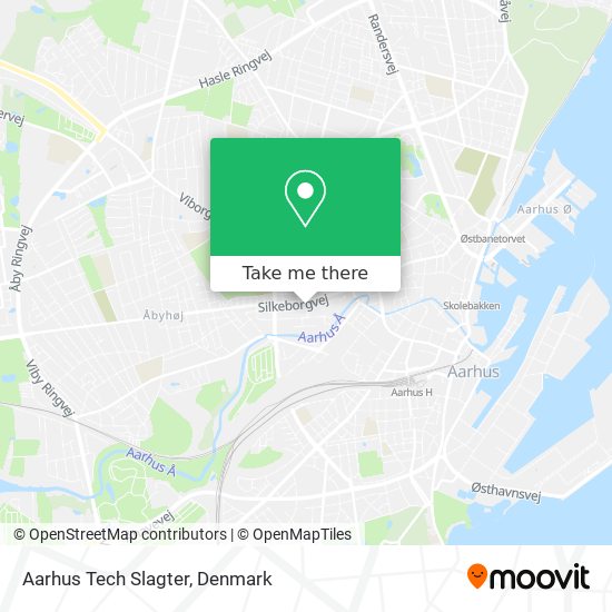 Aarhus Tech Slagter map