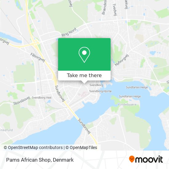 Pams African Shop map