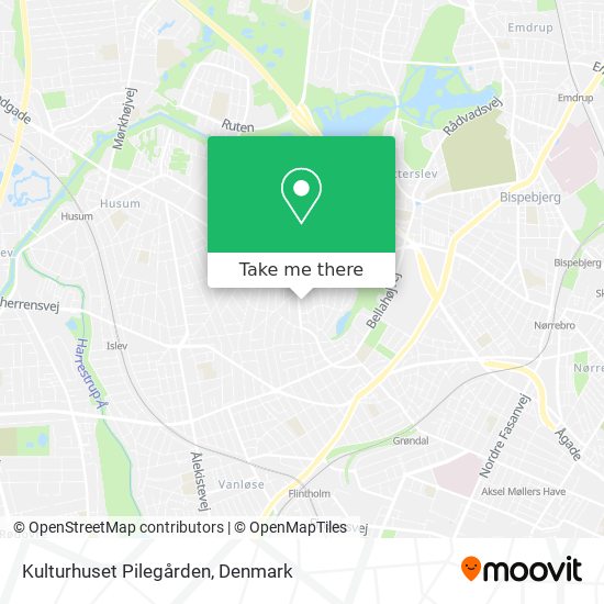 Kulturhuset Pilegården map