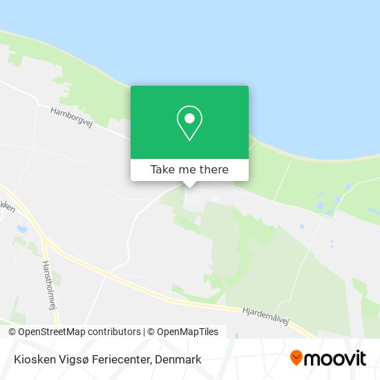 Kiosken Vigsø Feriecenter map