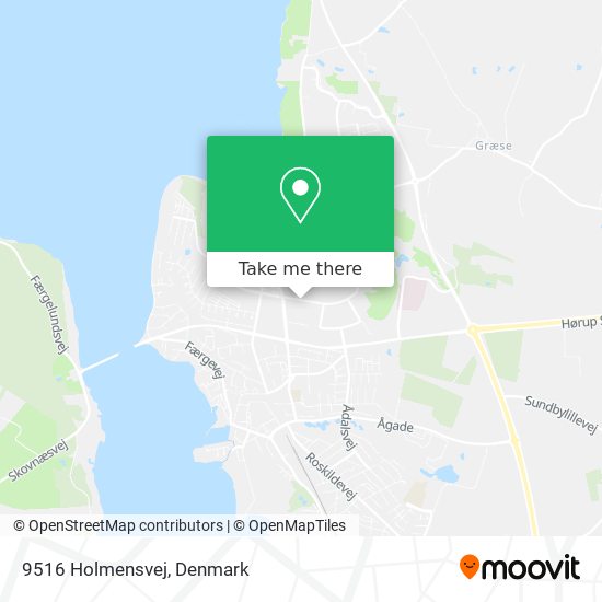 9516 Holmensvej map