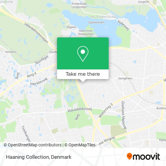 Haaning Collection map