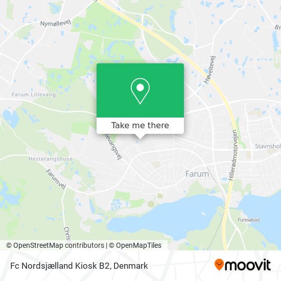 Fc Nordsjælland Kiosk B2 map