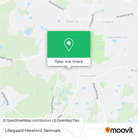 Lillegaard-Hereford map