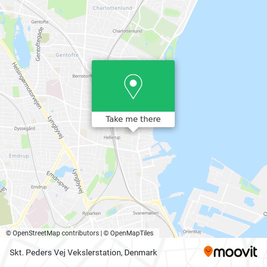 Skt. Peders Vej Vekslerstation map