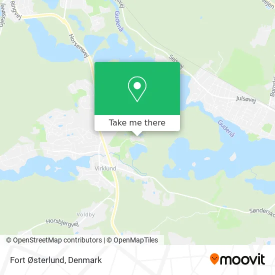 Fort Østerlund map