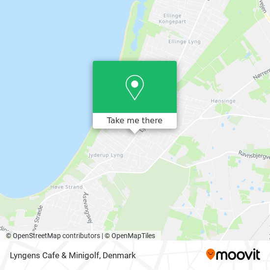 Lyngens Cafe & Minigolf map