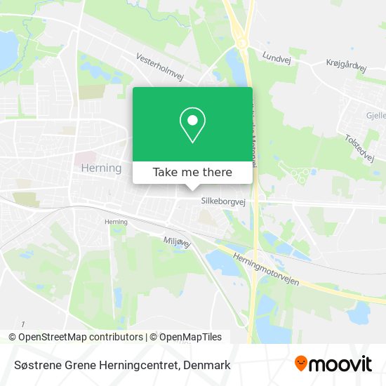 Søstrene Grene Herningcentret map