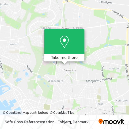 Sdfe Gnss-Referencestation - Esbjerg map