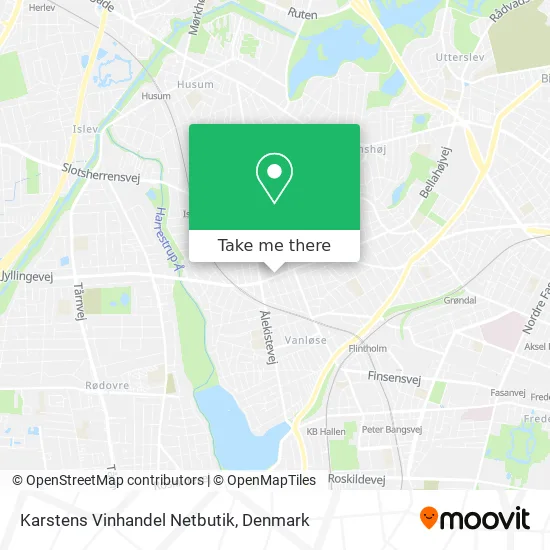 Karstens Vinhandel Netbutik map