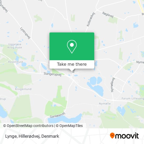 Lynge, Hillerødvej map