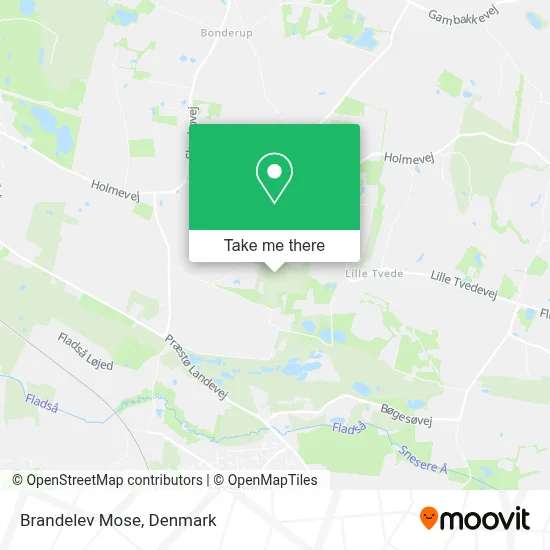 Brandelev Mose map