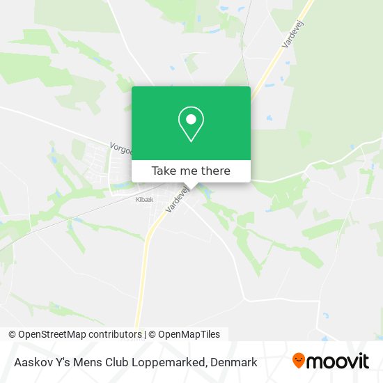 Aaskov Y's Mens Club Loppemarked map