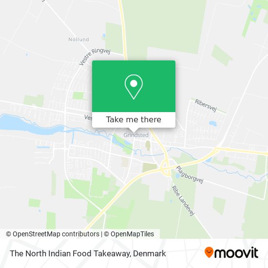 The North Indian Food Takeaway map