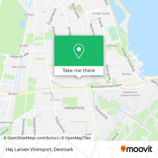 Høj Larsen Vinimport map