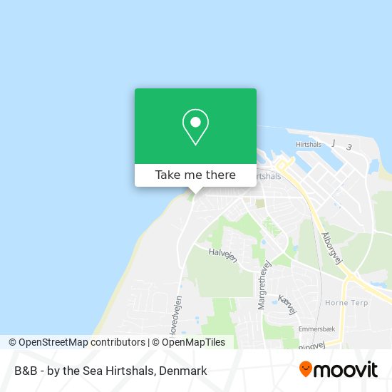 B&B - by the Sea Hirtshals map