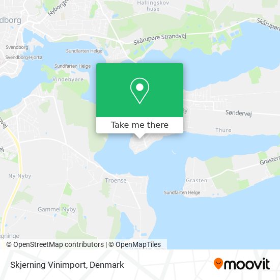 Skjerning Vinimport map