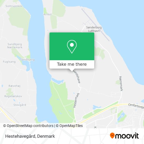 Hestehavegård map