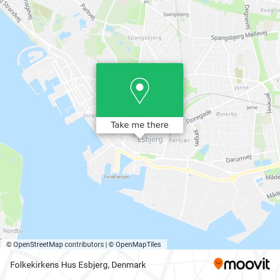 Folkekirkens Hus Esbjerg map
