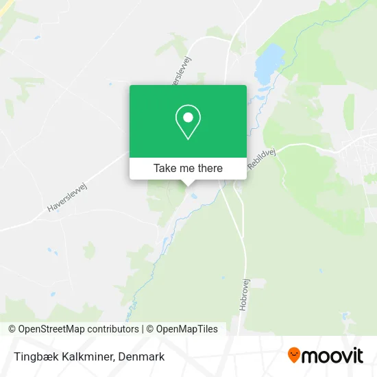 Tingbæk Kalkminer map