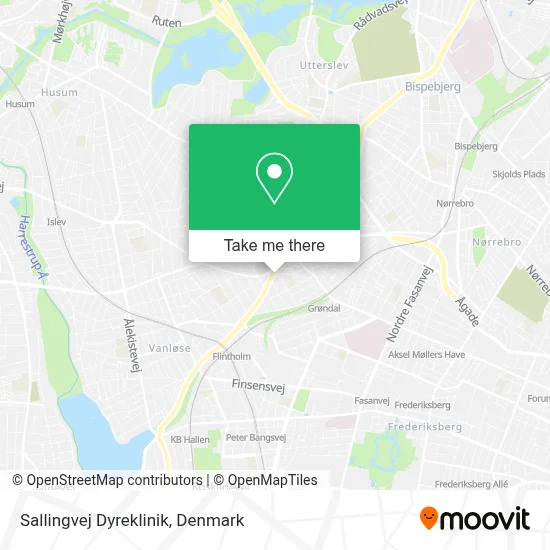 Sallingvej Dyreklinik map