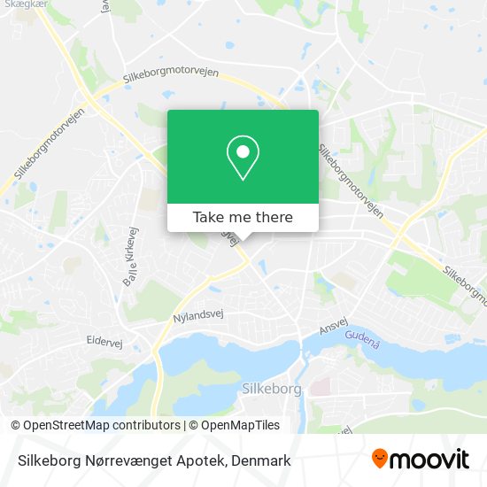 Silkeborg Nørrevænget Apotek map