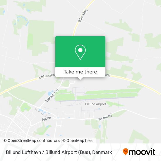 Billund Lufthavn / Billund Airport (Bus) map