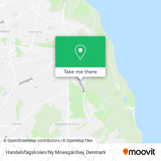 Handelsfagskolen / Ny Moesgårdvej map