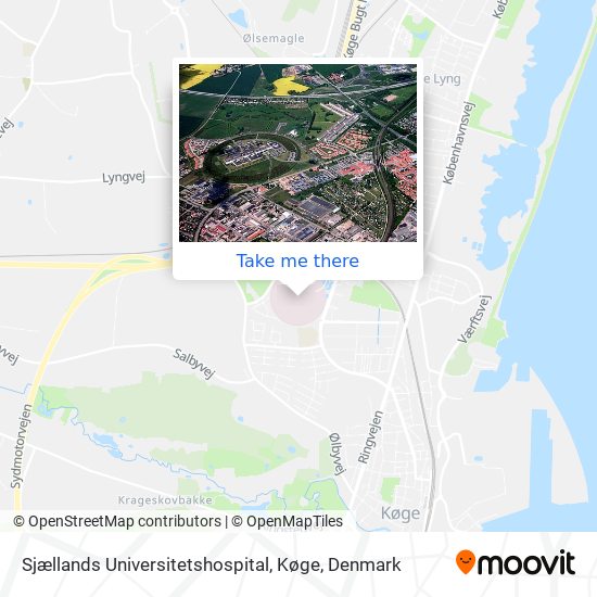 Sjællands Universitetshospital, Køge map