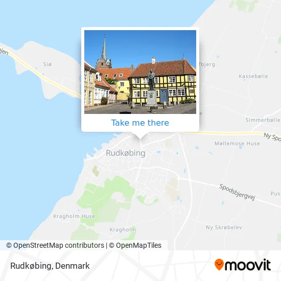 Rudkøbing map