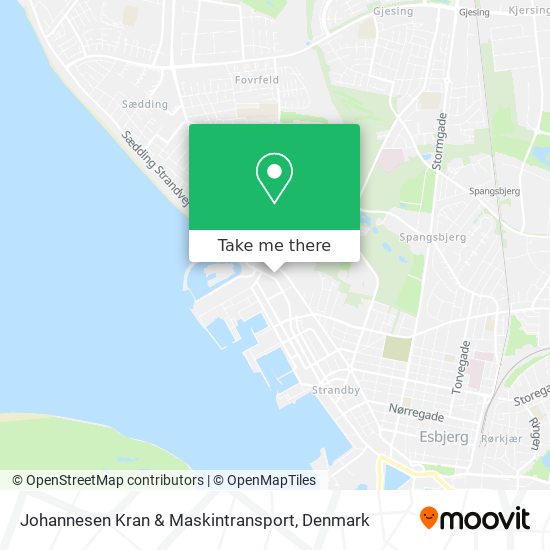 Johannesen Kran & Maskintransport map
