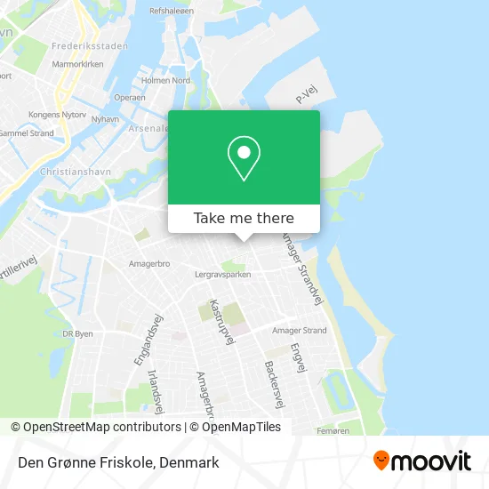 Den Grønne Friskole map