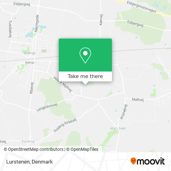 Lurstenen map