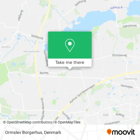 Ormslev Borgerhus map