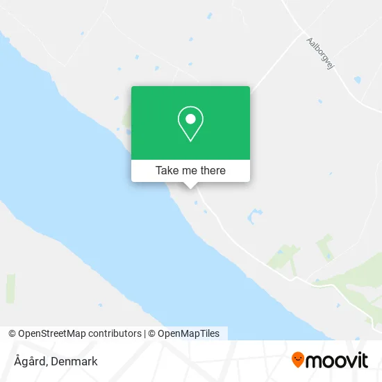 Ågård map