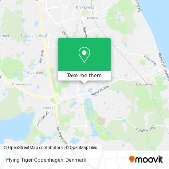 Flying Tiger Copenhagen map