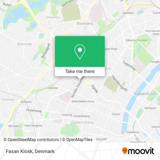 Fasan Kiosk map