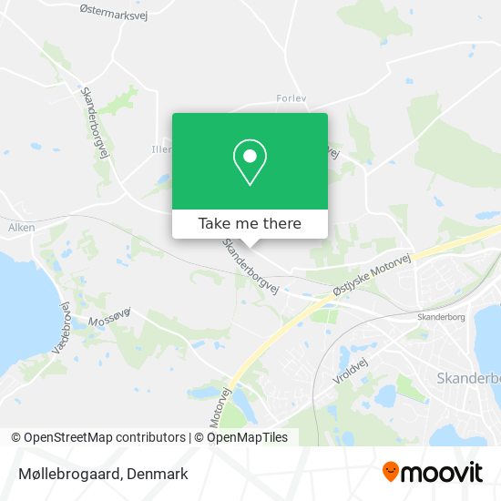 Møllebrogaard map