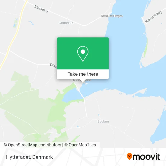 Hyttefadet map