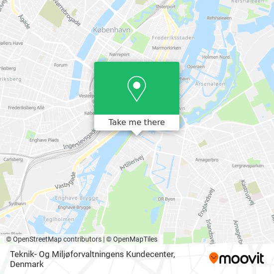 Teknik- Og Miljøforvaltningens Kundecenter map