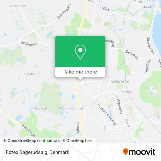 Føtex Bagerudsalg map